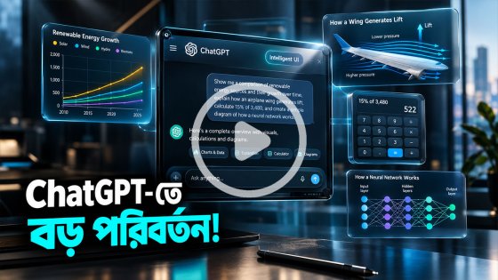 ছবি, চার্ট ও ইন্টারঅ্যাকটিভ ফিচার আনছে ওপেনএআই