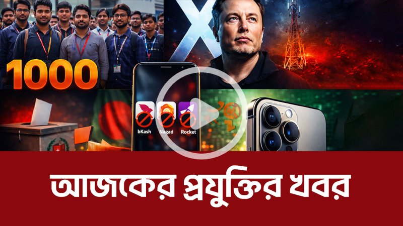 আজকের প্রযুক্তির খবর ০৯ ফেব্রুয়ারি  ২০২৬