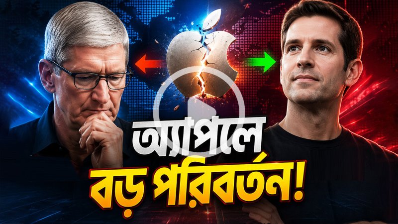 অ্যাপলের সিইও পদ ছাড়ছেন টিম কুক, দায়িত্বে জন টার্নাস