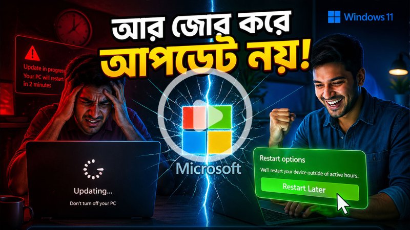 আপডেটে বিরক্তি কমাতে মাইক্রোসফটের নতুন পদক্ষেপ