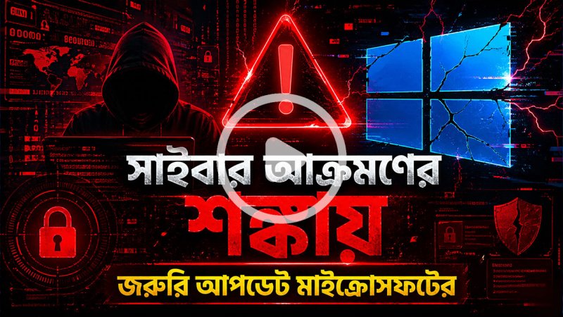 সাইবার হামলার আশঙ্কায় জরুরি আপডেট দিল মাইক্রোসফট