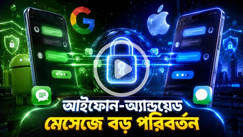 অ্যান্ড্রয়েড-আইফোন মেসেজ এখন আরও নিরাপদ