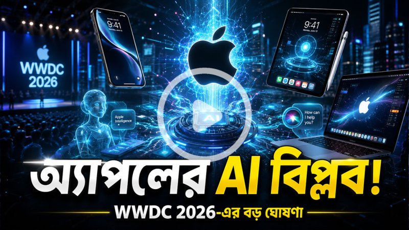 ডাব্লিউডাব্লিউডিসি ২০২৬: অ্যাপলের বড় এআই চমক
