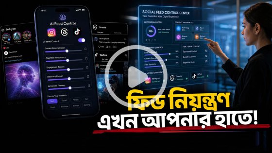 সোশ্যাল মিডিয়ায় বড় পরিবর্তন! এবার ফিড নিয়ন্ত্রণ থাকবে আপনার হাতেই