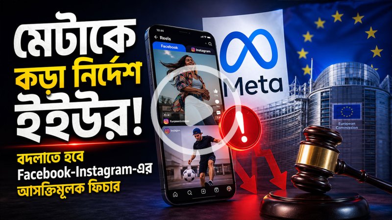 মেটার বিরুদ্ধে ইইউর কঠোর পদক্ষেপ, বদলাতে হবে এই ফিচারগুলো