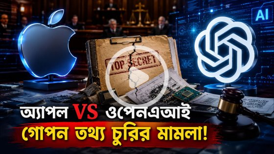 অ্যাপলের গোপন তথ্য চুরির অভিযোগে বিপাকে ওপেনএআই