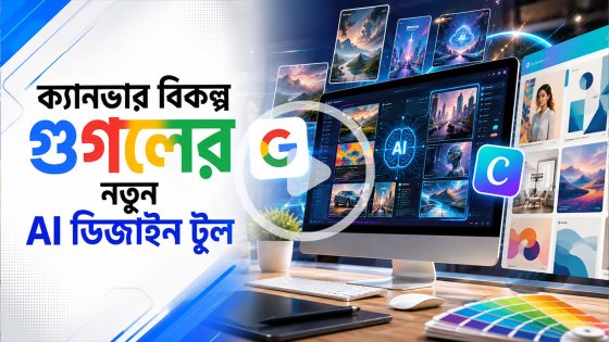 ক্যানভার বিকল্প গুগলের নতুন এআই ডিজাইন টুল