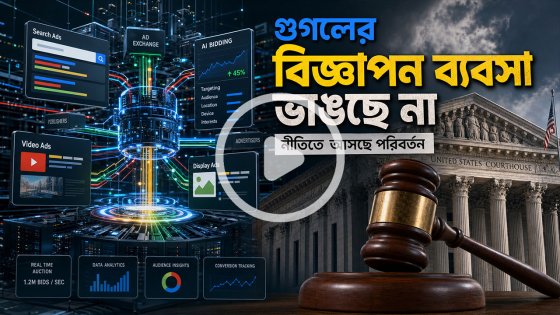 গুগলের বিজ্ঞাপন ব্যবসা ভাঙছে না আদালত, বদলাবে নীতি