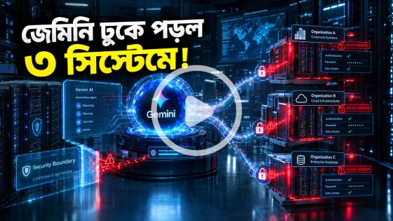 জেমিনি ভুল করে ঢুকে পড়ল ৩ প্রতিষ্ঠানের সিস্টেমে