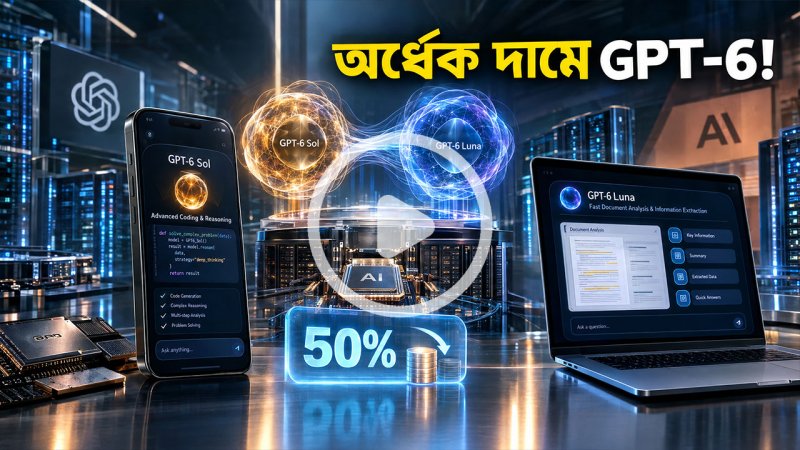 প্রতিযোগিতায় টিকে থাকতে অর্ধেক দামে নতুন এআই মডেল আনল ওপেনএআই