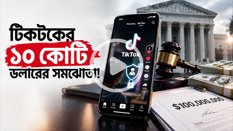 শিশুদের নিরাপত্তা নিয়ে ১০ কোটি ডলারে টিকটকের সমঝোতা